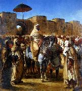 Eugene Delacroix The Sultan of Morocco and his Entourage USA oil painting artist